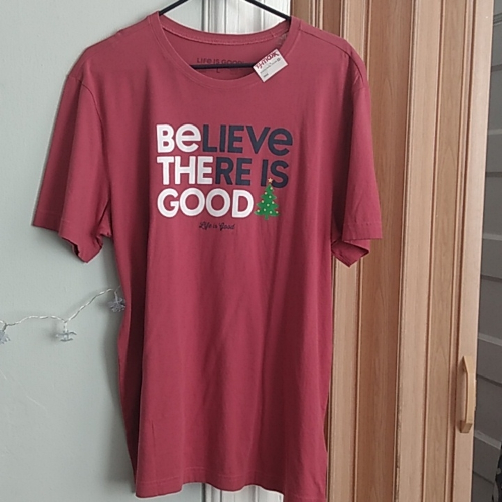 Life is Good Christmas T-shirt - Picture 2 of 4